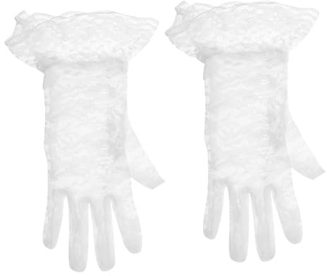 OATIPHO 1paar Lange Spitzenhandschuhe Für Damen Elegante Hochzeits Und Party-accessoires Geeignet Für Braut Cosplay Bälle Und Besondere Anlässe Leicht Und Komfortabel