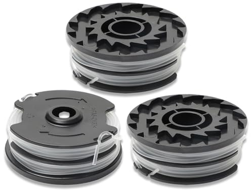 3 Pacchi Rocchetto Bobina Filo per Tagliaerba Compatibile Con Parkside PRTA 20-Li A1/B2/C3 PRT 300 A1 PRT 550 A1/A3,Bobina di Ricambio,Sostituire la bobina del tosaerba