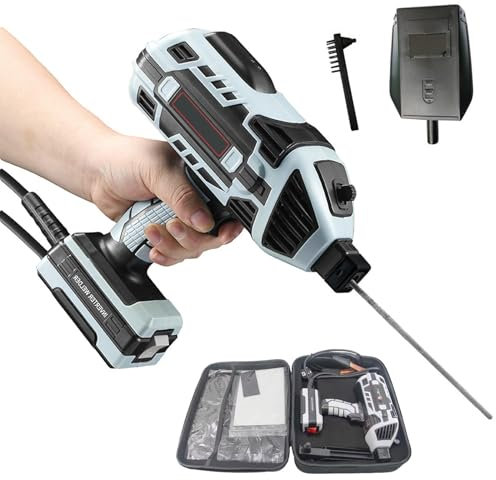 Portable Welding Machine, Handheld Welder with 6 Variable Current Adjustments, Suitable for 2.5-3.2mm Stick Welding, Upgraded Design for Versatile Use.