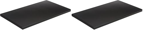LACOR 60481 t Planche à découper en polyéthylène, Noir, 2,5L x 53l cm (Lot de 2)