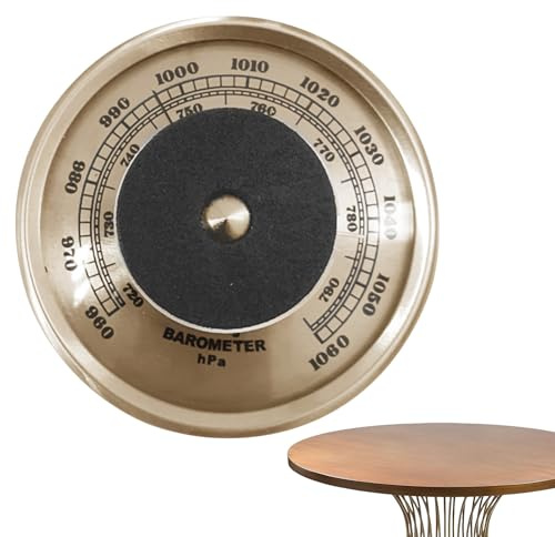 Outil de baromètre météorologique analogique - Moniteur de thermomètre hygromètre, Température Humidité Gauge | Dispositif de mesure du climat mural, lecteur atmosphérique extérieur intérieur avec aff