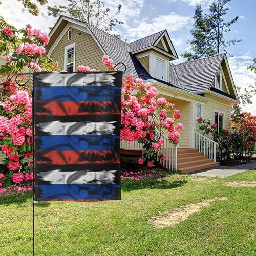 Bandiera russa Aquila bifacciale 28x40 pollici Decorazione per esterni