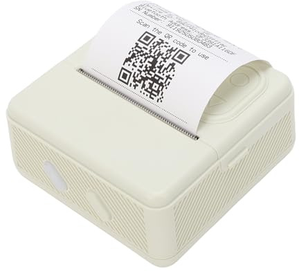 Tomvorks Mini Impresora Térmica de Etiquetas Impresora de Pegatinas Instantánea 57 Mm 200 PPP, Fotográfica Inalámbrica para Notas Adhesivas, Compacta y Apta para Viajes, Uso Personal y Profesional