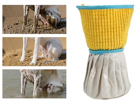 Tasse nettoyante pour pattes de chien | Doublure imperméable antidérapante souple pliable – Nettoyeur de pattes pour grands chiens | Pour camping, maison, bain de pieds, extérieur et intérieur