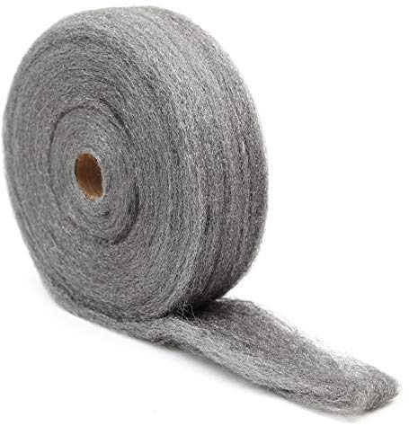 GMT Industrial-Quality Steel Wool Reel, #1 Medium, 5 Lb Reel, 6/carton