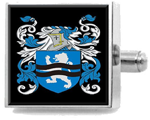 Select Gifts Krawattennadel Springlahorn England Familienwappen mit Gravur in Beutel