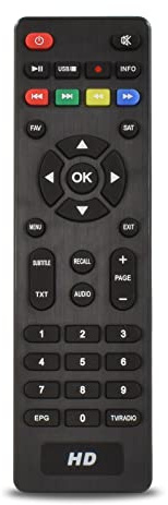 Ersatz Fernbedienung für Anadol HD 200 + 777 Mini + 222 Pro + 222S Digital Sat Receiver