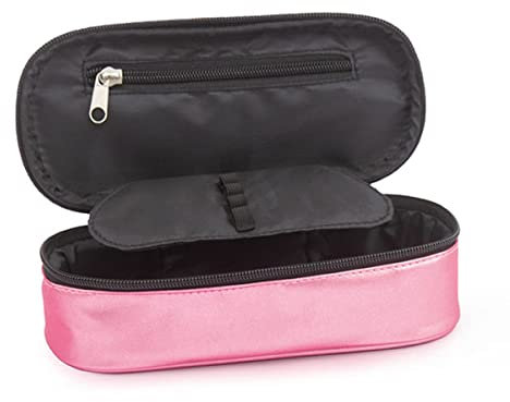 Rucksack für Schule Be You 22 Rosen Rosa Gold Glitter Blantiniert + Federmäppchen oval Reißverschluss + Geschenk 7 Stifte löschbar + Leuchtstift LED und Schlüsselanhänger Pailletten