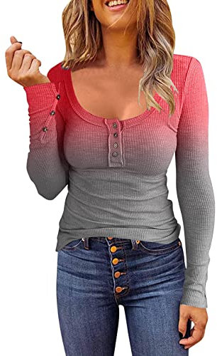 Basic Langarmshirt mit Rollkragen Thermounterwäsche Oberteil Damen Innenfleece Thermo Unterhemd Shirt Einfarbig T-Shirts Weich Stretch Gerippt Slim Fit Dünn Pulli warme Unterwäsche lang