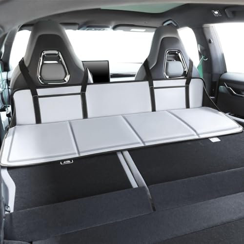 YUEGOO Auto-Rücksitzverlängerung für Audi Q7 2016-2022, Auto-Rücksitz-Matratzenverlängerungsplatte Faltbar Auto Rücksitzmatratze Tragbare Autobett Camping Matratze