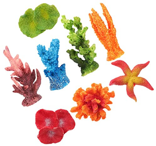 POPETPOP 1satz Dekorative Aquarium Korallen Teiliges Miniatur Korallen-Arrangement Für Fischbecken Und Installieren Für Tropische Fische Und Aquariengestaltung