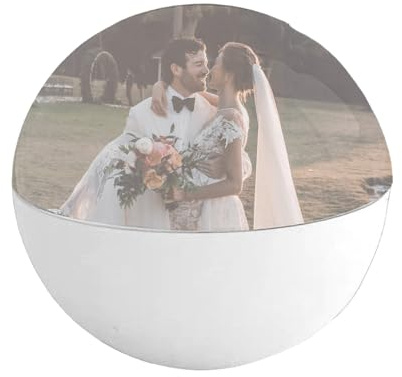 Pavsicgn Bola de orbe de memoria, de vídeo personalizada de orbe de memoria, bola de recuerdos de adentro hacia afuera, videos y fotos cargables, regalo de bricolaje1 para aniversario de Navidad