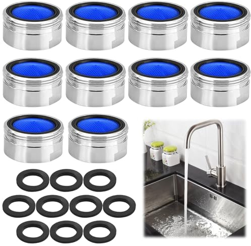 HORREX 10 Piezas Aireador Grifo Lavabo M22 para la Mayoría de Los Grifos
