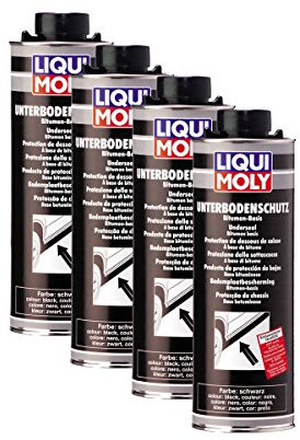 Liqui Moly 4X 6112 Unterbodenschutz Bitumen schwarz Dose Unterboden-Schutz 1L