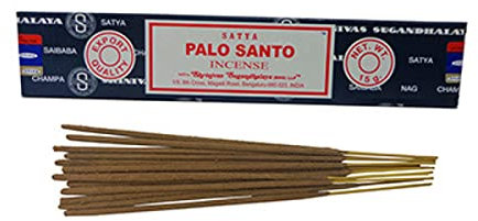 Satya Palo Santo Räucherstäbchen, 3 Packungen à 15 Stück Mehrfarbig