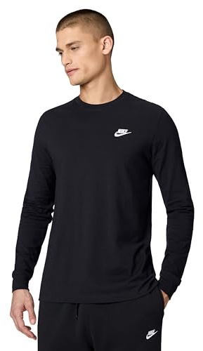 Nike Herren M NSW CLUB TEE - LS Langarm T-shirt