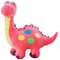 EQLEF Peluche Dinosaure en Peluche Dinosaures Mignons en Peluche Jouets pour Enfants Rose (Rose)
