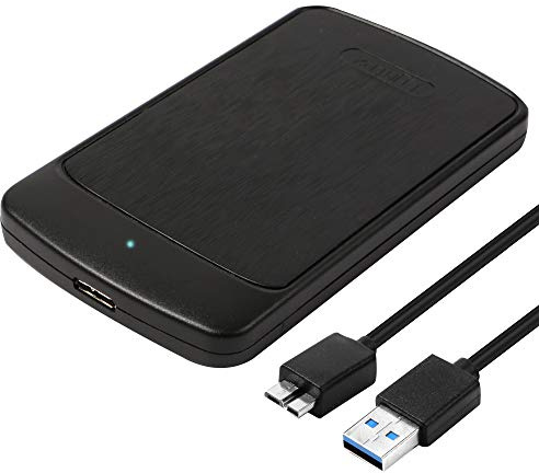 Lyntex Black 320GB 500GB 750GB 1TB 2TB External Portable Hard drive USB 3.0 super fast transfer speed for use with Windows PC, Apple Mac, Smart tv, XBOX ONE & PS4 (1 TB)