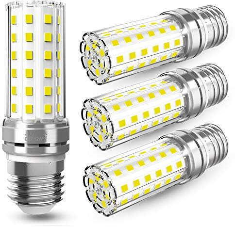 E27 LED Mais Birne 12W Glühbirne Kaltweiß 6000K 1450LM Ersetzt Glühbirnen 100W, Edison Schraube Lampen Kerze Licht Maiskolben Energiesparlampe Birnen Nicht Dimmbar - 4er Pack