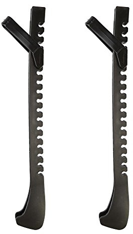 Vbest life 1 Paar Eva Eishockey Skateschuhe Edge Cover, Ice Skate Guards Cover mit Verstellbarer Schnalle für Eishockey Eiskunstlaufausrüstung(schwarz)