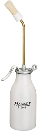 HAZET Pinselöler 2160-1, 0,3 l, Industrieöler mit Einfachpumpe, Aufhängeöse | 230 g, Füllmenge 0.3 l, 0,3 l, Antrieb 500960 Schmieren , Reinigen , Pflegen, Ersatzteil verfügbar, Lanze aus messing