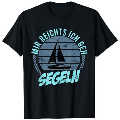 Segler Spruch ich geh segeln Vintage Geschenk Segelboot T-Shirt