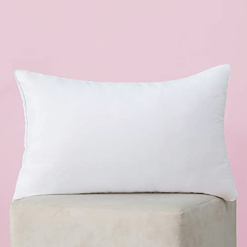 Relleno de Cojín 35 x 55 cm, Cojines de Sofá o Cama, con Relleno de Algodón y Poliéster Reciclado, Mullido Indeformable, Antialérgico, Suave e Indeformable, Hipoalergénicas, 1 Unidad