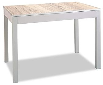 ASTIMESA Tipo Carro Mesa de Cocina, Metal, Amundsen, 100x60cm