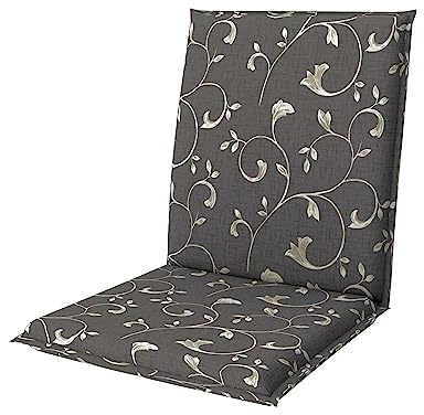Doppler / Niederlehner Living / 6er-Set/Gartenstuhlauflage/Niederlehner/Ranken Muster/ca. 100 x 48 x 6 cm