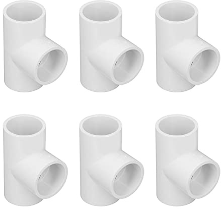 Conector en T de 3 Vías para Manguera de PVC, 25mm, Montaje para Distribución de Agua de Fontanería, 12 Piezas