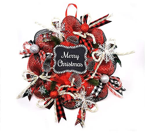 TRUSTTWO Türhänger Künstliche Blume Kranz Girlande Ferienbedarf Dekorationen Santa Tomte Gnomes Künstliche Weihnachtsverzierungen The New