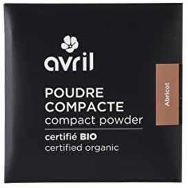 Avril - Poudre Compacte Bio - Texture Soyeuse - Unifie et Matifie le Teint - Vegan, Certifié Bio Ecocert - Fabriqué en France - Recharge 11g