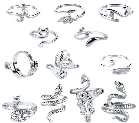 12 Stück Häkelringe, Verstellbare Strickschlaufe Garnführung Fingerhalter Verstellbare Größe Strick Fingerhut Stilvolles Design Häkelringe Finger zum Quilten Basteln Zubehör