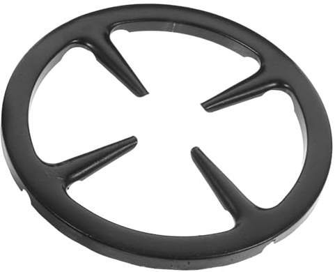 Support pour Cafetière Rond en Fer Noir, Simple et Stable, 1 Pièce | Usage Maison ou Café, Léger et Pratique, pour Petite Casserole sur Gaz, Forme Ronde Discrète