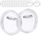 GSHUR 18 Stück Buttons Selber Machen, 2.36 inches/60mm Buttons Anstecker Zum Selbstgestalten, Acryl Design Pins Transparente DIY Ansteckbuttons Set Button mit Anstecknadel für Foto Bild