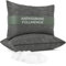 Cojines con Relleno Incluido, 2 Unidades, Cojines para Sofa y Cama, Decoracion Hogar, Funda de Almohada, Fundas de Sofa torciopelo Acanalado Moderno, Cojin 40x60 Gris obscuro