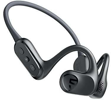 SoundPEATS Bluetooth 5.3 Headphones RunFree Lite Open Ear Headphones, Sports Earphones with Earhook, 16.2mm Driver Air Conduction Headset, 17 Hours Playtime, Multipoint for Running,Cycling,Gym