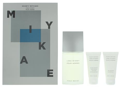 Issey Miyake L'eau D'Issey pour Homme Ensemble cadeau 3 pièces : Eau de Toilette 125 ml
