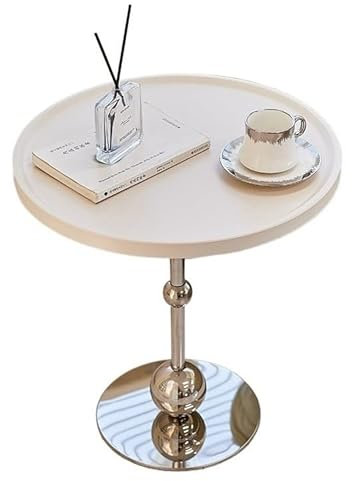 MOOWI Kaffee-Endtisch Runder Kleiner Couchtisch for das Wohnzimmer, minimalistischer Sofa-Beistelltisch, kreativer Akzenttisch, perfekt for kleine Räume Beistelltisch