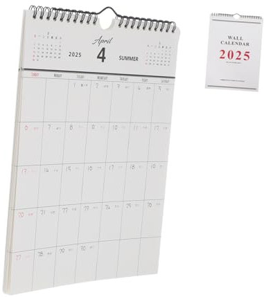OFFSCH Hängekalender 2025 Chinesischer Kalender Monatsplaner Fürs Büro Wandkalender Planer
