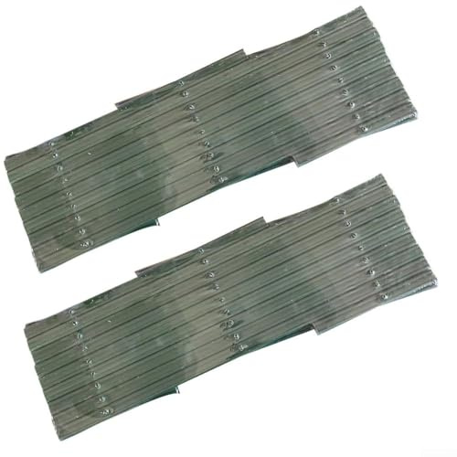 Soporte de plástico PVC para plantas trepadoras, decoración de pared de jardín, soporte extensible para plantas trepadoras, vides, rosas, 180 x 30 cm (2 unidades)