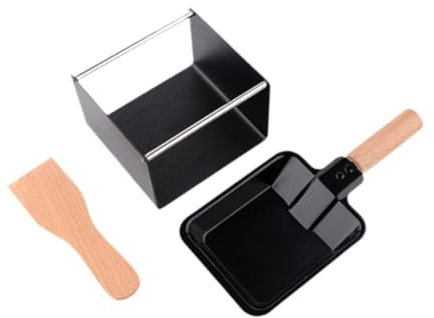 perfk Juego de raclette de Queso, fundidor de raclette de Queso, Antiadherente, reemplaza la Bandeja para derretir Queso, Rotaster de Queso