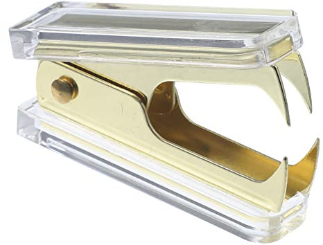 VILLFUL Transparenter Heftklammerentferner Aus Acryl Mit Leichtem Abs-gehäuse Praktisches Büro Schulzubehör Für Einfaches Entfernen Von Heftklammern Handlich Und Langlebig Für Büro Und Zuh