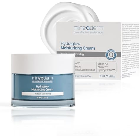 Mineaderm Hydraglow Moisturising Face Cream - With HYDRAFENCE AQUAXYL & Vitamin E - Supports Skin Elasticity and Skin Barrier - For Radiantly Fresh Complexion - 1,69 fl oz