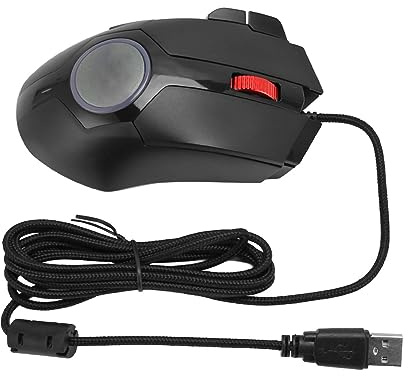 Yctze Gaming 7200 dpi RGB Retroiluminado 8 Teclas con Botón para un Rendimiento Mejorado en Portátiles y PC