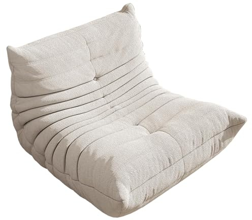 Kadxyan Togo-Kaminsessel, Sofas ohne Knochen, Boden-Loungesofa, Ecksitzsäcke, Lounge-Sitz im ergonomischen Design für Schlafzimmer und Wohnzimmer