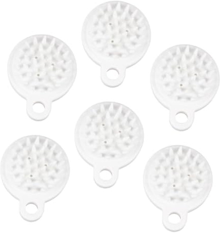 HOLIDYOYO 6pièces Brosse de Massage pour Chevelu Nettoyeur de Peigne pour Shampoing la Douche pour Cheveux