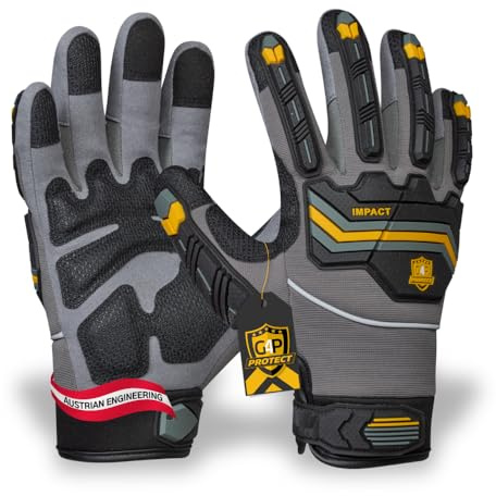 G4P Anti Shock Prime Arbeitshandschuhe, Gr. 9/L, Touchscreen, atmungsaktiv