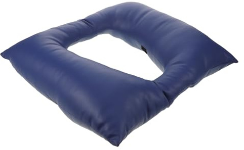 Coussin de Siège de Toilette Rehaussé, Rectangulaire, Ergonomique | Pu et Éponge, Doux et Installation Facile, pour Salle de Bain, Pensé pour Seniors et Aidants