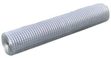 PVC-belagda kycklingtrådsstängsel Grönt stål Fjäderfänät for boskap Trädgård Växtskydd(Silver,25.00m x 1.50m)